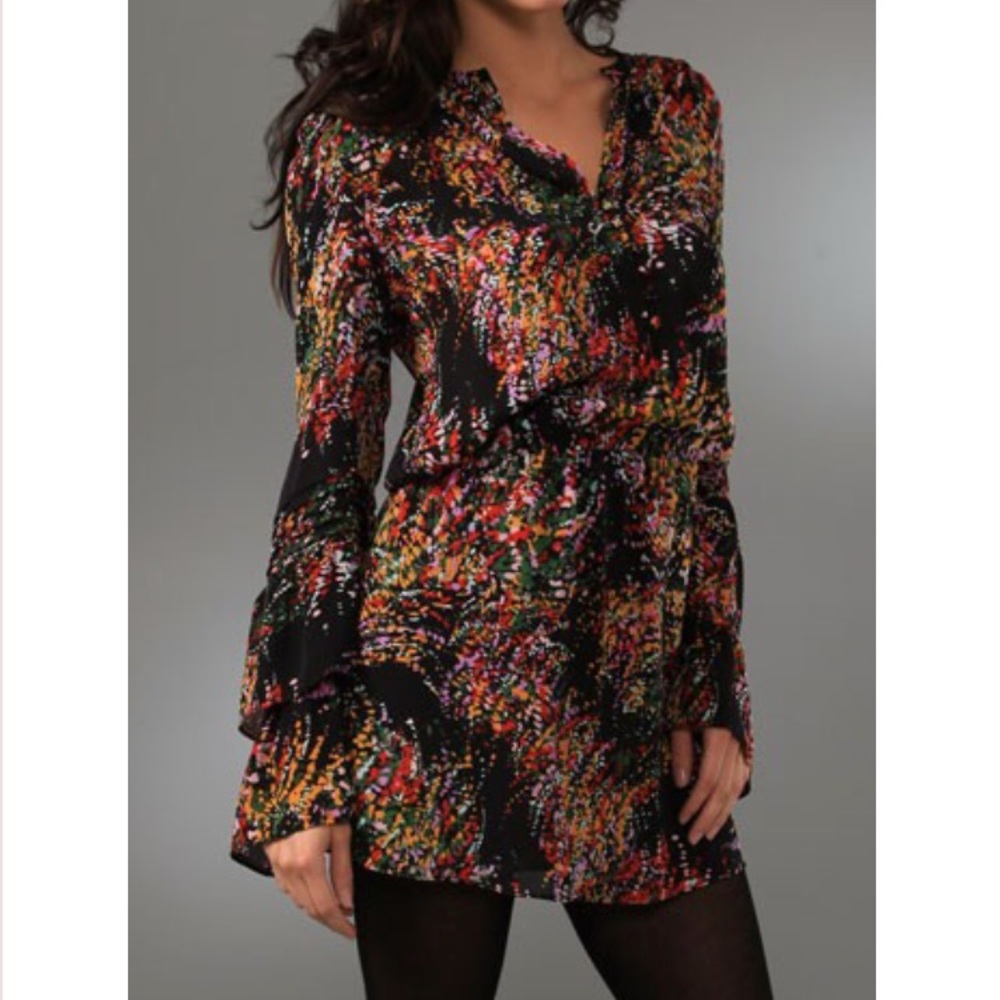 Parker Flared Sleeve Dress